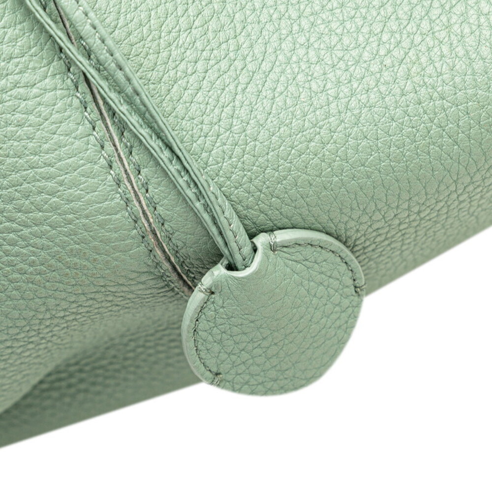 Bottega Veneta Intrecciato Roma handbag green leather - Picture 6 of 8